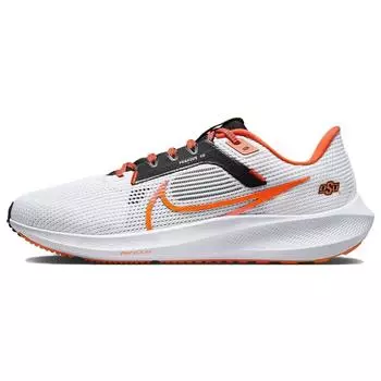 Nike Кроссовки Air Zoom Pegasus 40 Oklahoma State мужские белые черные блестяще-оранжевые DZ5973-100 41
