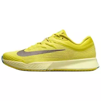 Nike Кроссовки Court Air Zoom Vapor Pro 3 Premium HC High Voltage для мужчин, желтые, минеральные, сине-зеленые, светящиеся, зеленые HF7829-300 44.5