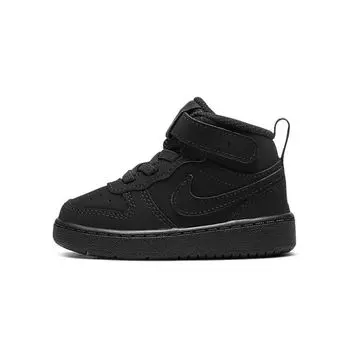 Nike Кроссовки Court Borough Mid 2 TD Triple Black Baby CW5869-001 27