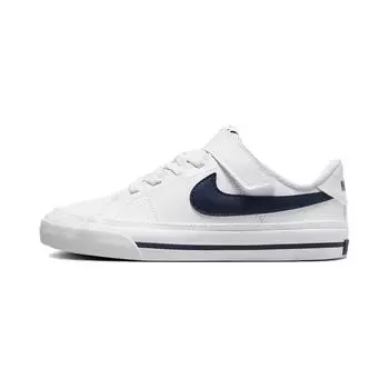 Nike Кроссовки Court Legacy PS White Midnight Navy для детей DA5381-125 28