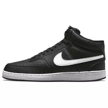Nike Кроссовки Court Vision Mid Next Nature черные белые мужские DN3577-001 44.5
