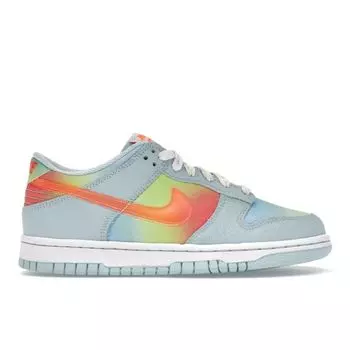 Nike Кроссовки детские Dunk Low GS Playground Pack Blue Glacier-Blue Light-Lemon-Twist HF4797-474 39