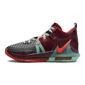 Nike Кроссовки LeBron Witness 7 SE GS Team Red Jade для детей FB8976-600 38.5