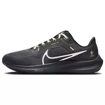 Nike Кроссовки мужские NFL x Air Zoom Pegasus 40 New Orleans Saints черные антрацитовые Team-Gold DZ5996-001 42.5