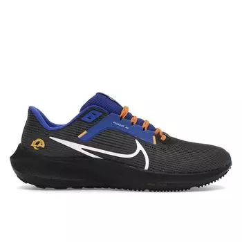 Nike Кроссовки мужские NFL x Air Zoom Pegasus 40 Los Angeles Rams черные антрацитовые Hyper-Royal DZ5958-001 42