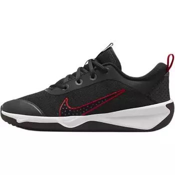 Nike Кроссовки Omni Multi-Court GS Black Gym Red Kids цвета цемента, серого, бордового и пепельного DM9027-008 35.5