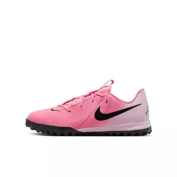 Nike Кроссовки Phantom GX 2 Academy TF GS Mad Brilliance Pack для детей, розовые, закатно-пульсирующие, черные FJ2608-600 35