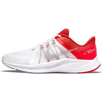 Nike Кроссовки Quest 4 White Chile Red Men Sneakers Pure-Platinum Wolf-Grey DA1105-100 40.5