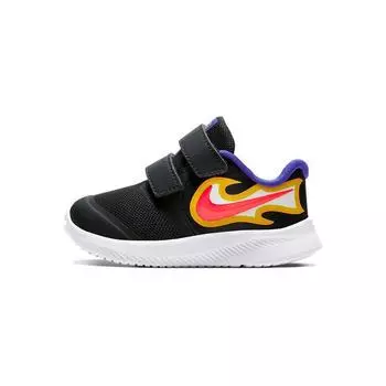 Nike Кроссовки Star Runner 2 TD Fire Baby Серый Тёмно-Дымчато-Серый Персидско-Фиолетовый CW1615-001