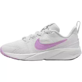Nike Кроссовки Star Runner 4 PS White Beyond Pink для детей Summit-White Viotech DX7614-103 29.5