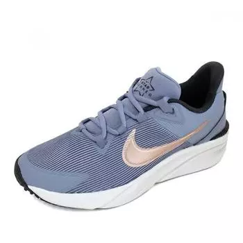 Nike Кроссовки Star Runner 4 Running Shoe синего цвета Dx7615 405 DX7615405:235mm(US4.5Y)