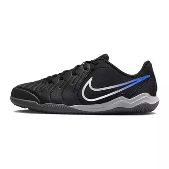 Nike Кроссовки Tiempo Legend 10 Academy IC GS Shadow Pack для детей, черные, Hyper-Royal Chrome DV4350-040 35.5