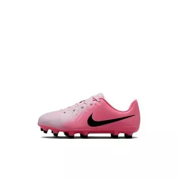Nike Кроссовки Tiempo Legend 10 Club MG GS Mad Brilliance Pack для детей розовые-пенистые черные DV4352-601 38.5