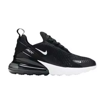 Nike Детские кроссовки Air Max 270 GS Triple Black Белые 943345-001