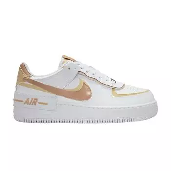 Nike Кроссовки женские Air Force 1 Shadow White Team Gold Hemp DZ1847-111 35.5