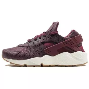 Nike Кроссовки женские Air Huarache Run Premium Red Night-Maroon Night-Maroon-Sail 683818-600 35.5
