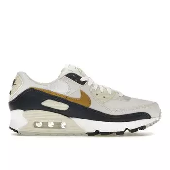 Nike Кроссовки женские Air Max 90 Olympic White Navy Coconut-Milk HF3444-100 37.5