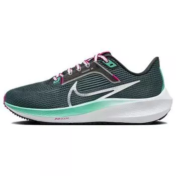 Nike Кроссовки женские Air Zoom Pegasus 40 Deep Jungle зеленые металлик-серебристый черный DV3854-301 36