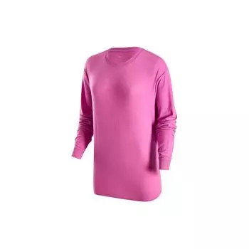 Nike Круглый вырез пуловер длинный рукав футболка женские топы розовый FN2818-675 S