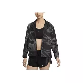 Nike Куртка с капюшоном и графическим принтом логотипа, женская, черная HJ2194-010 M