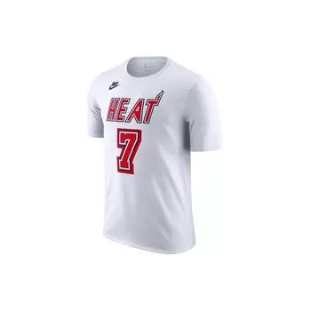 Nike Kyle Lowry Буквенно-цифровая футболка с круглым вырезом Мужские топы Белые DV6867-101 L