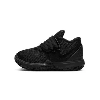 Nike Kyrie 5 TD Черные детские кроссовки Черно-белые AQ2459-016