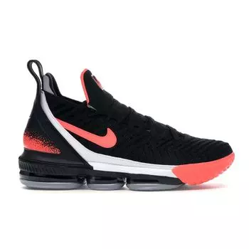 Nike LeBron 16 Tech Challenge Hot Lava черные мужские кроссовки Hot-Lava-Flat-Silver CI1521-001