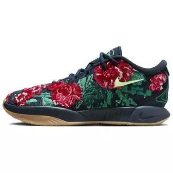 Nike LeBron 21 Premium Grandmas Couch Pack - мужские кроссовки Father of Pearl Blue Armory-Navy Green-Strike FV7275-400 42