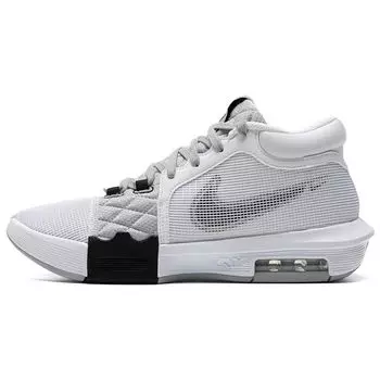Nike LeBron Witness 8 EP White Light Smoke Grey Мужские кроссовки черные FB2237-100 44