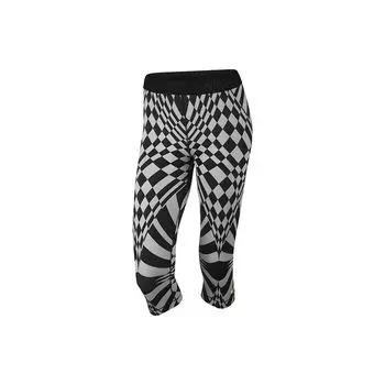 Nike Леггинсы для фитнеса и тренировок с цветными блоками, женские леггинсы, черные, белые 683560-012 S