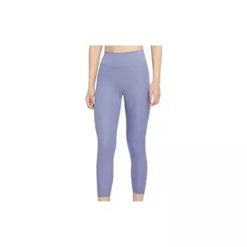 Nike Леггинсы для йоги One Luxe Ankle Logo Print, женские леггинсы, фиолетовые BQ9995-482 S