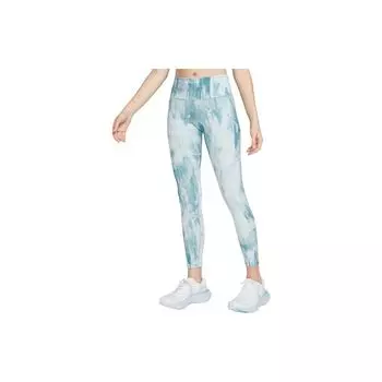 Nike Леггинсы Dri-FIT Tie-Dye Color Block женские леггинсы синие DM7717-425 S