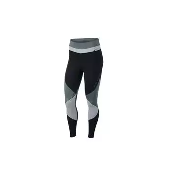 Nike Леггинсы One 7/8 Color Block Quick-Dry Shark Fitness Leggings женские леггинсы черные CJ2451-073 L