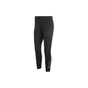 Nike Леггинсы с логотипом и высокой талией, женские леггинсы, черные DD0249-010 M
