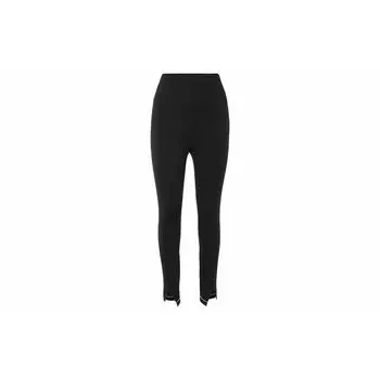Nike Леггинсы с высокой талией 7/8, однотонные, повседневные, облегающие, женские леггинсы, черные FN4972-010 S
