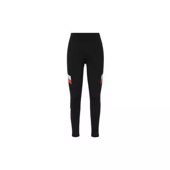 Nike Леггинсы средней посадки с принтом в полоску и цветными блоками, женские леггинсы DA0918-010 XS