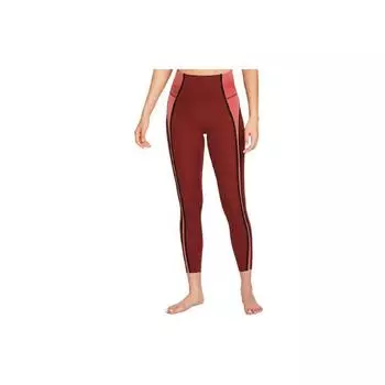 Nike Леггинсы Yoga Dri-FIT Luxe 7/8 Color Block с высокой талией женские леггинсы красные DM7672-217 L