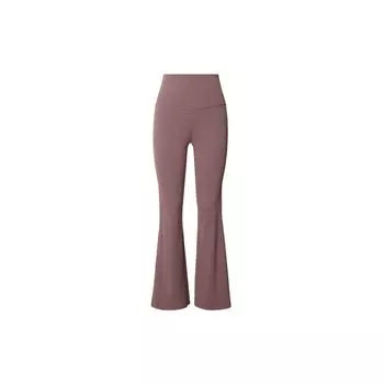 Nike Леггинсы Zenvy Air Series Solid с высокой талией, быстросохнущие, расклешенные, женские, дымчато-розовые FV7922-208 M