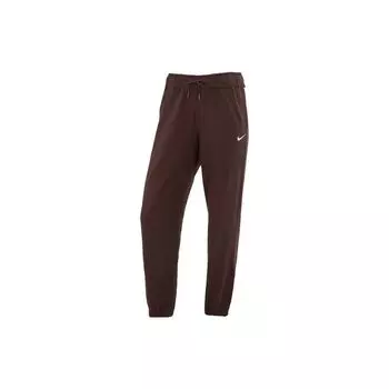 Nike Logo Print Дышащие трикотажные тренировочные брюки женские коричневые DM6420-237 S