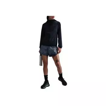 Nike Логотип Куртка с длинным рукавом на молнии Женские куртки Черный HJ2251-010 S