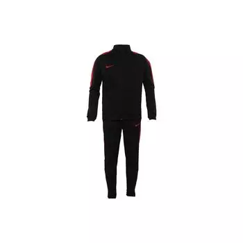 Nike Логотип Вышитый С Длинным Рукавом Однотонный Спортивный Костюм Детский Спортивный Костюм Черный 844714-022 S