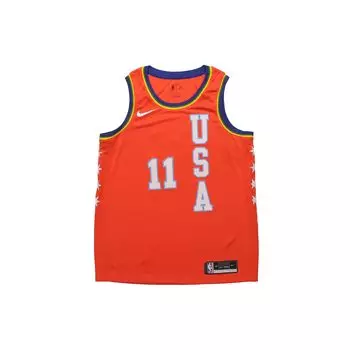 Nike Майка NBA All-Star Swingman Trae Young #11 дышащий баскетбольный жилет для мужчин, топы, оранжевый CU8606-801 M