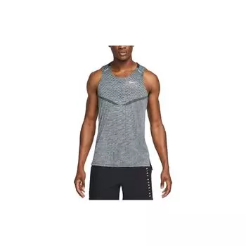 Nike Майка-топ без рукавов Dri-Fit Adv Techknit Ultra, мужская, серебристая, DM4751-010 M