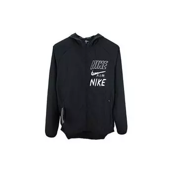 Nike Мужская спортивная повседневная ветровка куртка мужские куртки черные BQ8263-010 L