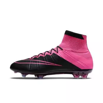 Nike Mercurial Superfly 4 Tech Craft FG черные гипер-розовые мужские кроссовки Pink-Pow 747219-006 41