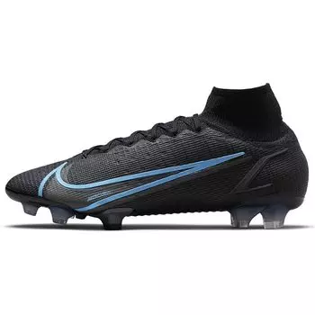 Nike Mercurial Superfly 8 Elite FG Black Photo Blue Мужские кроссовки Iron-Grey CV0958-004 41