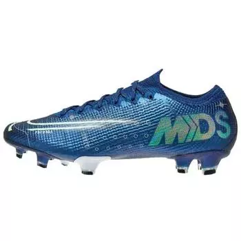 Nike Mercurial Vapor 13 Elite MDS FG Blue Void Barely Volt мужские кроссовки белые CJ1295-401 42.5