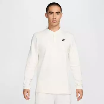 Nike Мужская футболка Nike Club с длинным рукавом Henley Fz6631 133 90
