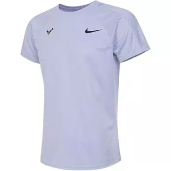 Nike Мужская футболка с коротким рукавом Challenger Dri-Fit, топы, светло-фиолетовый, DV2888-057 M