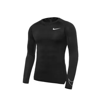 Nike Мужская футболка S Np Dri Fit Top Tight с длинным рукавом Dd1990 010 L